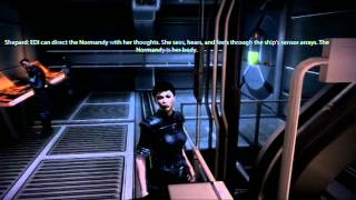 Mass Effect 3 - Engineer Adams vs Donnelly (discussion EDI and the Normandy)