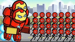 HERO WARS Super Stickman Defense - New 1vs1 & 2vs2 MODE Update on City Map Hack - Gameplay H