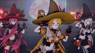 【MMD】Happy Halloween【ウィッチ風スタイル/Witch style  Rin Haku Luka】