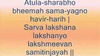 Vishnu Sahasranamam - For beginners
