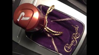 Raceseng Apex R Shift Knob and Crown Royal Shift Boot