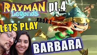 Dad & Mom Play Rayman Legends: BARBARA is FREE!!!! Dungeon Dash - Xbox One Commentary Part 4