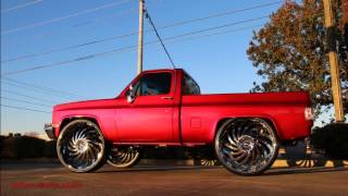 WhipAddict: Worlds First Chevrolet C/10 Silverado on DUB Delish 34s, by BK Rims