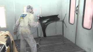 Автопокраска Киев 3. Покраска нового цинка по мокрому. Система Glasurit