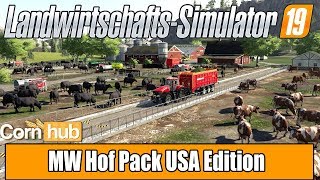 LS19 Modvorstellung - MW Hof Pack USA Edition - Farming Simulator 19 Mods