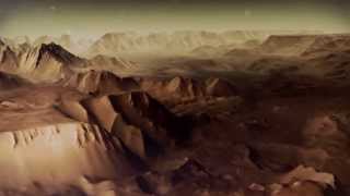 Видео поверхности Марса, на основе съемок спутника Mars Curiosity