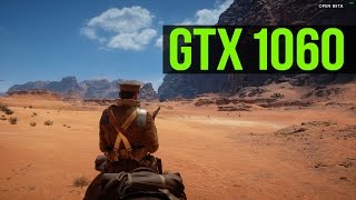 Battlefield 1 With GTX 1060 (Ultra & Low settings)
