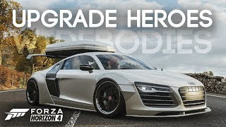Forza Horizon 4 - UPGRADE HEROES (RB RX7, LB R8, WIDEBODY F-TYPE AND MORE)