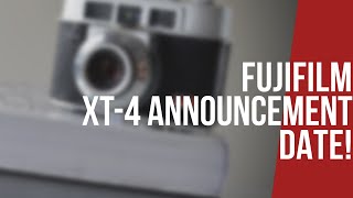 Fujifilm XT-4 Announcement Release Date