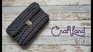 Сумочка из трикотажной пряжи (мастер-класс)