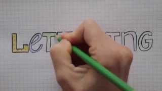 Draw Tip Tuesday - Lettering