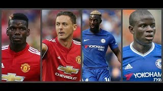Paul Pogba & Nemanja Matic vs Bakayoko & Kante ● Deadly Duos ● 2017/2018  Crazy Defensive Skills| HD