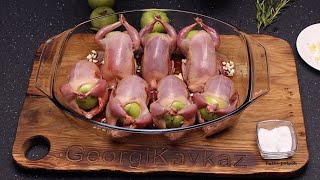 QUAIL BAKED IN THE OVEN.
