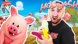 Папа РОБ СТАЛ СВИНЬЁЙ?! ИГРА HOGWASH: Как ЗАСВИНЯЧИТЬ ФЕРМУ? 13+