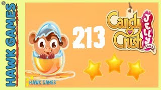 Candy Crush Jelly - 3 Stars Walkthrough Level 213 (Monkling mode)
