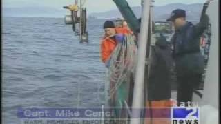 High seas crab bust - Poaching - Oregon State Police -  Washington Fish and Wildlife  - Game Warden