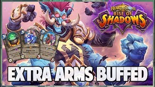 Extra Arms Buffed! | Sand Cauldron Priest | Surviving Standard 156 | Hearthstone | Rise of Shadows