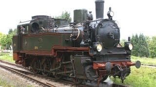 Dampflok Stettin 7906 mit Preussenzug (92 638) pr.T13 Minden - Kleinbremen MEM 22.07.2012