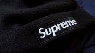 Supreme FW18 Black Box Logo Beanie Review and Sizing!!