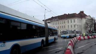 Solaris Trollino nr. 435+Skoda 15TR-421+TAK Volvo nr. 1031