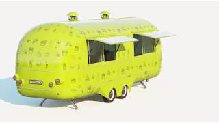 Food truck (3d model,3ds max,FBX,obj, vray, corona)