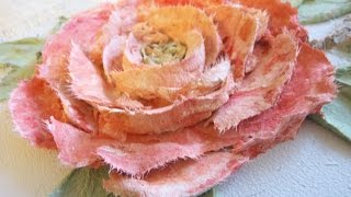 Рельефная (скульптурная) живопись декоративной штукатуркой. Работа мастихином.