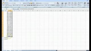 Standardizing Data Sets with Excel or TI83/84