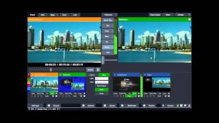 vMix 16 - эффект перехода Merge