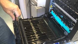 HP Pro-X Waste Ink Tray Maintenance. Printhead recovery and cleaning.