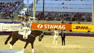 Вольтижировка. Командный кюр. Германия. Чемпионат Европы 2015.