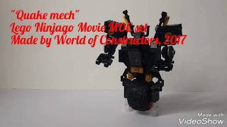 [Mini Quake mech!]/Lego Ninjago Movie MOC set/ самоделка Лего Ниндзяго Фильм "Земляной мех Коула"