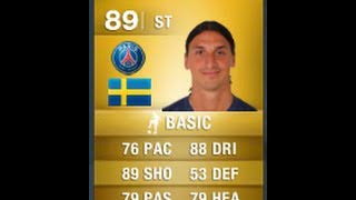 FIFA 14 IBRAHIMOVIC 89 Player Review & In Game Stats Ultimate Team