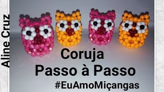 Coruja de Miçangas Passo à Passo!