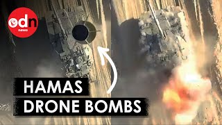 Hamas Drop Bombs on Israeli Soldiers Using Drones