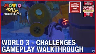 Mario + Rabbids Kingdom Battle: World 3 - Challenges, Spooky Trails | Gameplay Walkthrough | Ubisoft