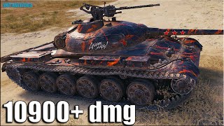 11к урона Объект 140 World of Tanks лучший бой