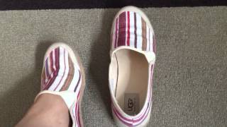 UGG stripes sneakers dangling shoeplay