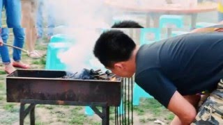 Ручной вентилятор для барбекю и мангала из Китая