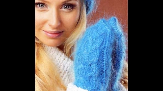 Вязать Варежки Спицами для Начинающих 2018 /Knit Mittens Knitting needles for Beginners