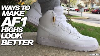 Ways To Make Your Air Force 1 High's Look Much Better! - @slimeWISGFX [HD]