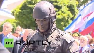 Russia: Monument dedicated to 'Polite People' unveiled in Simferopol