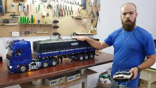 RFC Miniaturas Actros na carreta granel