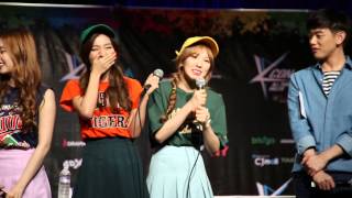 KCON 2015 Red Velvet Fan Meeting - Aegyo HD