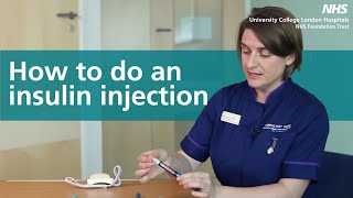 How to do an Insulin Injection