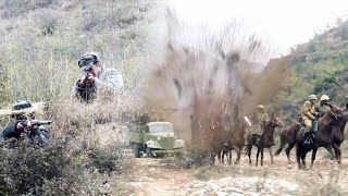 八路軍埋伏日軍車隊，被日軍尿到頭上也紋絲不動，隱忍！反擊！ ️ 抗日