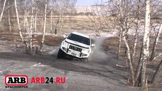 ARB 24 Toyota Land Cruiser Prado 150 прыгает, валит, буксует и пробивает снег