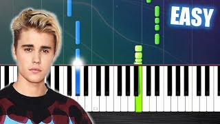 David Guetta ft Justin Bieber - 2U - EASY Piano Tutorial by PlutaX