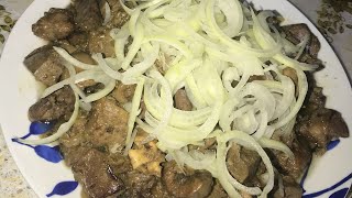 Jigar kabob. |  jigar qovurdoq. жигар кабоб. жигар ковуриш.