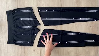 Reciclo TRAJE DE BAÑO ???? IDEA to RECYCLE OLD PANTS - TRANSFORMAR Ropa - DIY Swimsuit...