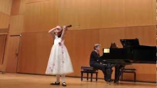 Alma Deutscher (7) playing Bériot, violin concerto no. 9 - I. Dec 2012